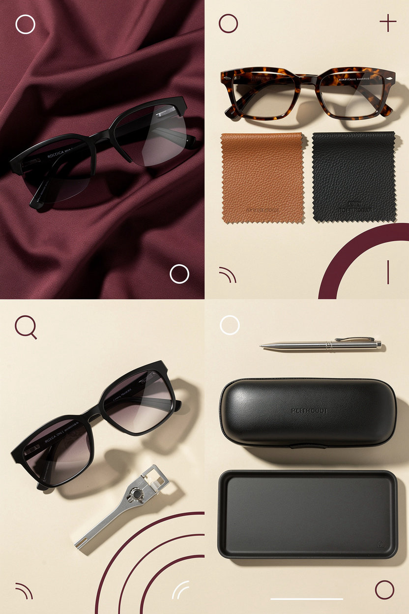 ROCICA luxury hand-polished acetate sunglasses with premium lens technology and exclusive designs